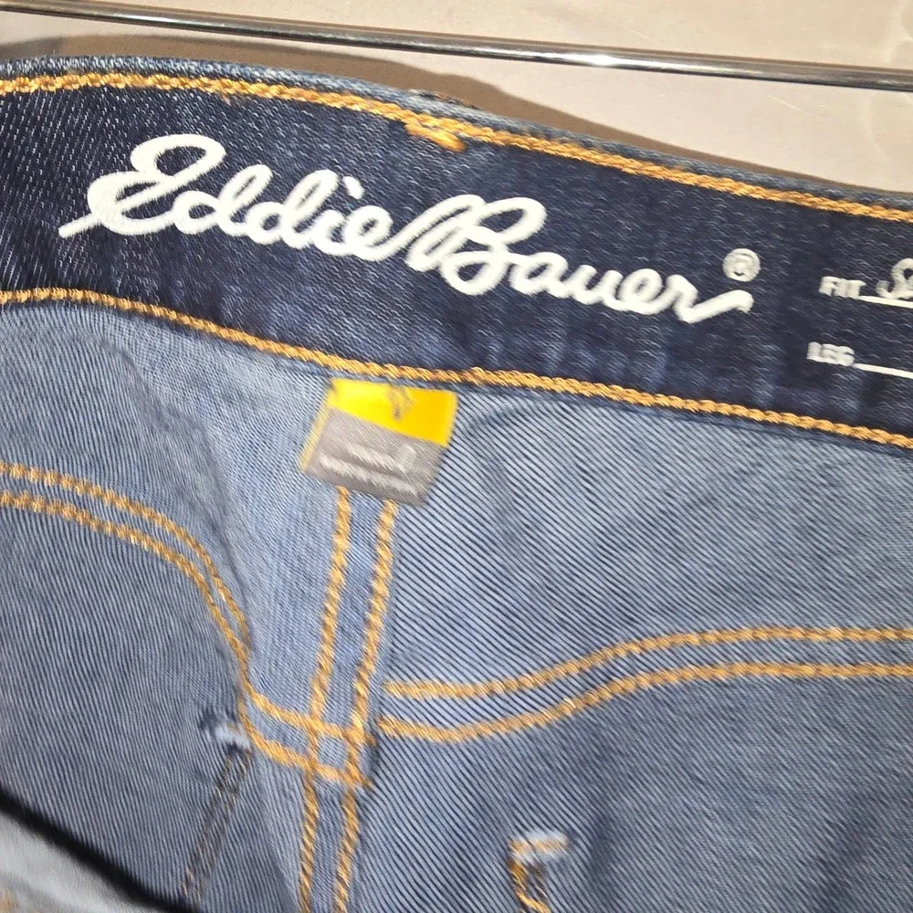 Eddie Bauer Slim Straight Jeans 0 Womens Dark Travex Sorbtek High Rise Curvy
